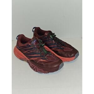 Hoka One One Womens Speedgoat 4 1106527 CHRRD Red Running Sneakers Size 8.5